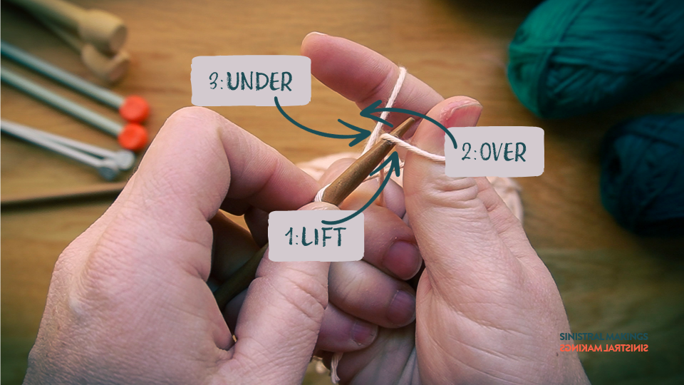 q) lift over then under